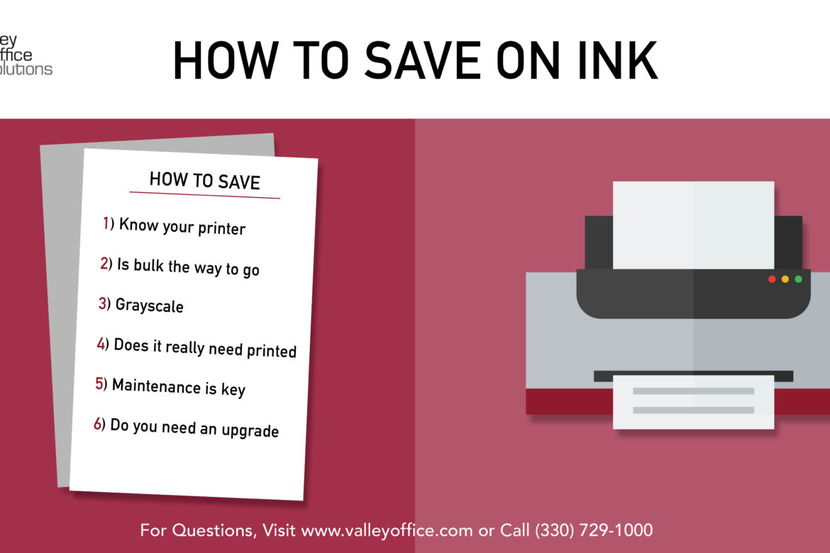 How to save on ink graphic